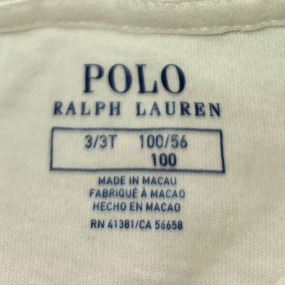 NWT Polo Ralph Lauren Bear T-shirt, Size 3T - Picture 7 of 7